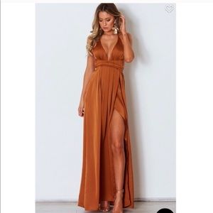 ISO: White Fox Boutique Rust Dress